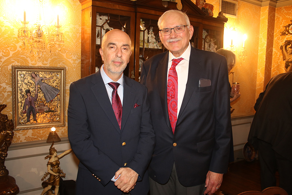 Henry Levy, Publisher, Jewish Post and Fatmir Zammi, Deputy Consul Generl of Kosovo