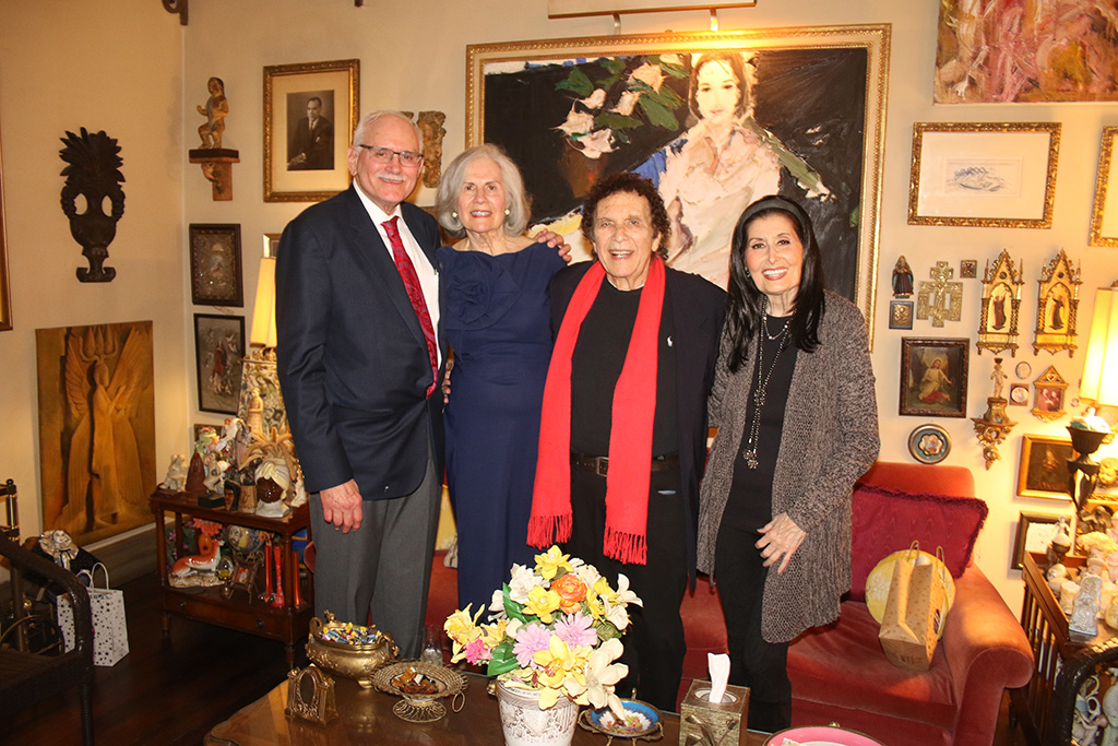 Henry and Elaine Levy with Ron Eliran, “Israel’s Ambassador of Song” and Zamira Chen, renowned Israeli singer and performer