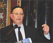 Rabbi Rolando (Roly) Matalon, of B�nai Jeshurun Congregation. Praise of UN's vote on Palestinian statehood creates debate.